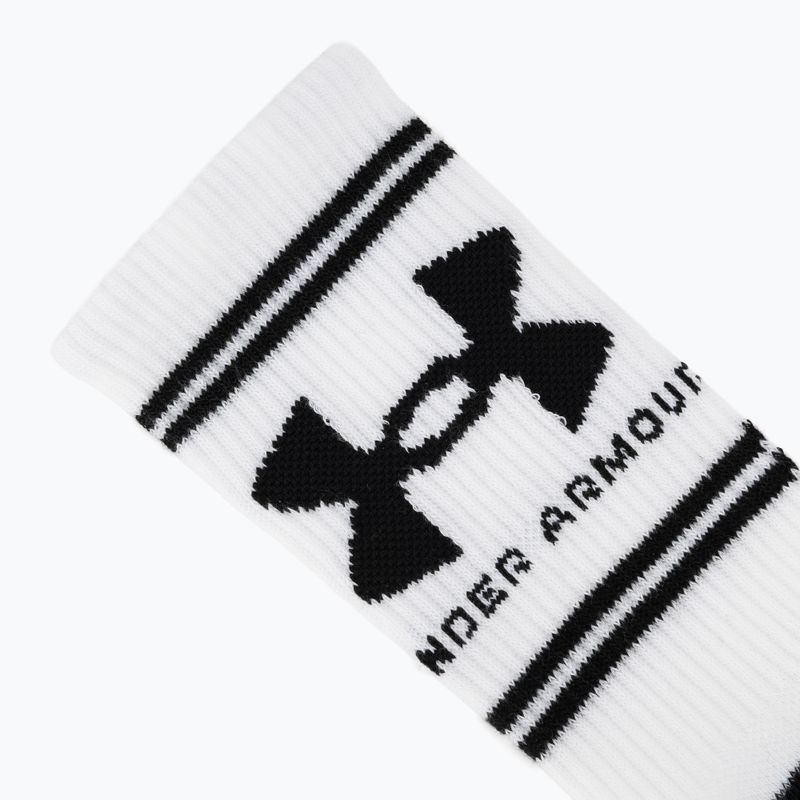 Zokni Under Armour Perf Tech Nov Crew 3 pack white/white/ultimate black 3