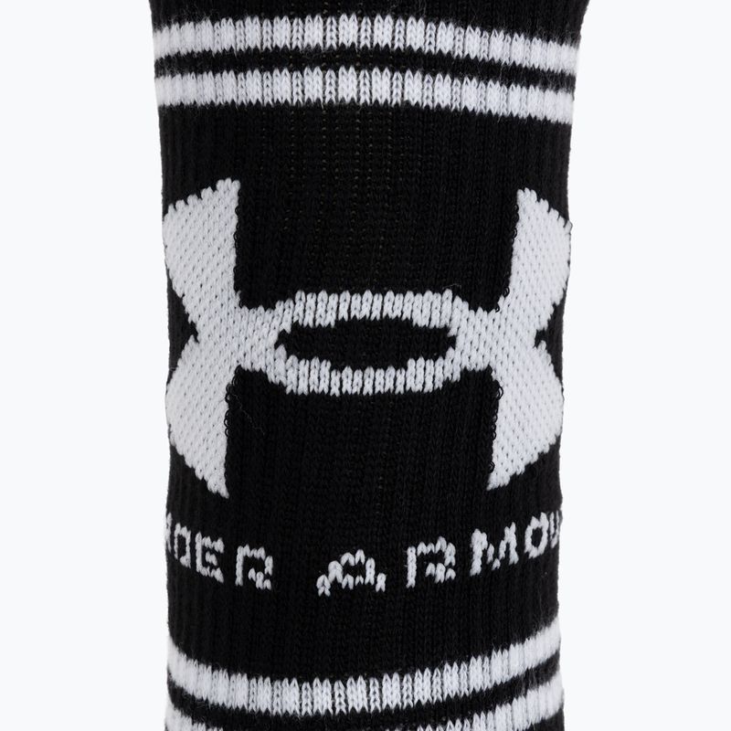 Zokni Under Armour Perf Tech Nov Crew 3 pack ultimate black/ultimate black/white 3