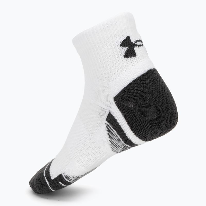 Zokni Under Armour Perf Tech Qtr 3 pack white/white/jet gray 2