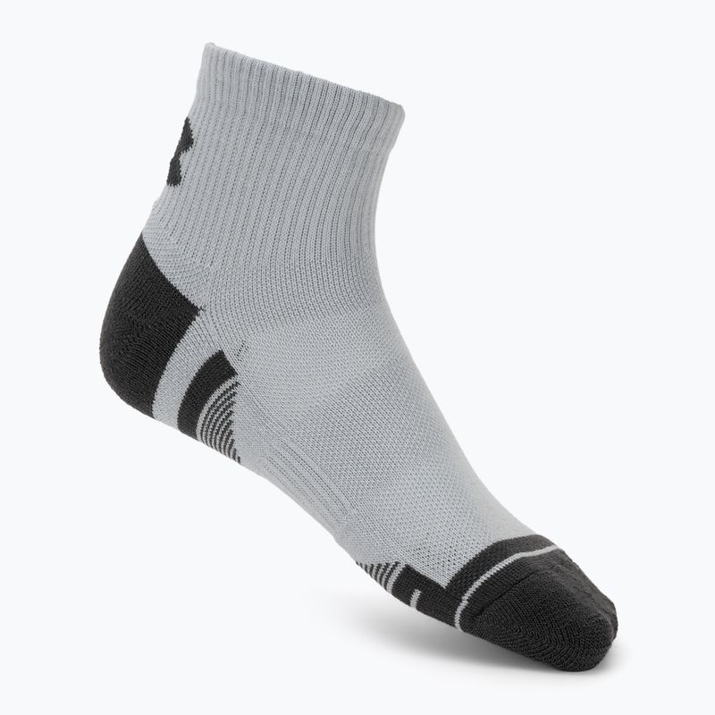 Zokni Under Armour Perf Tech Qtr 3 pack mod gray/white/jet gray 3