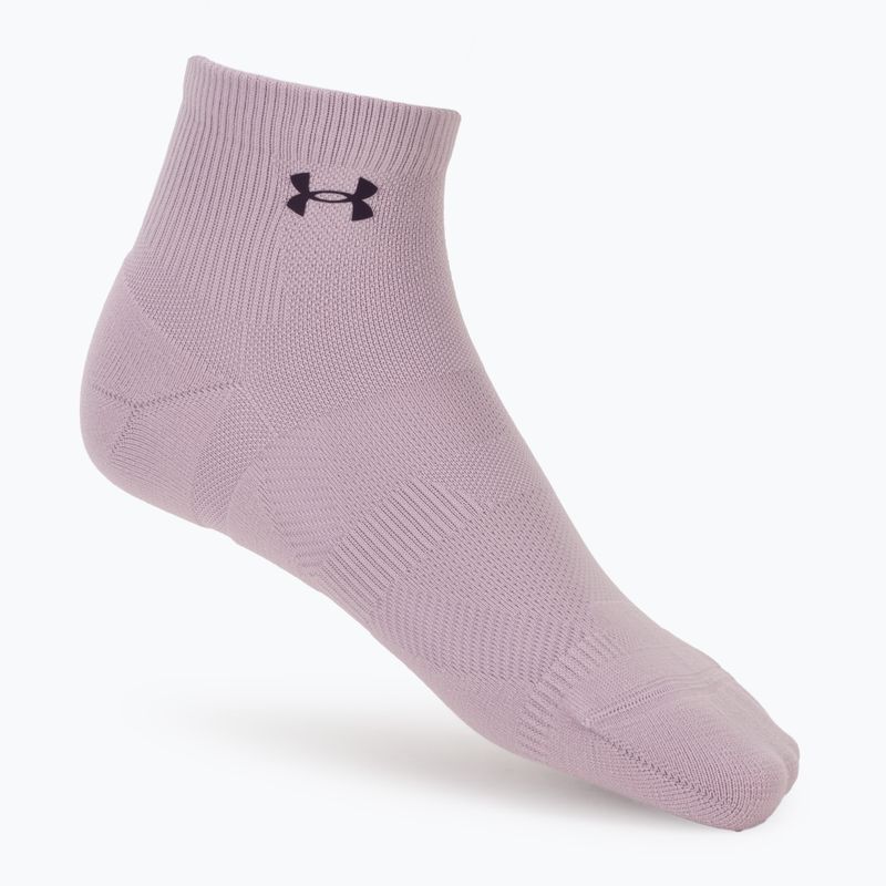 Női zokni Under Armour Vanish 3 Pack mauve pink/titanium/purple echo 2