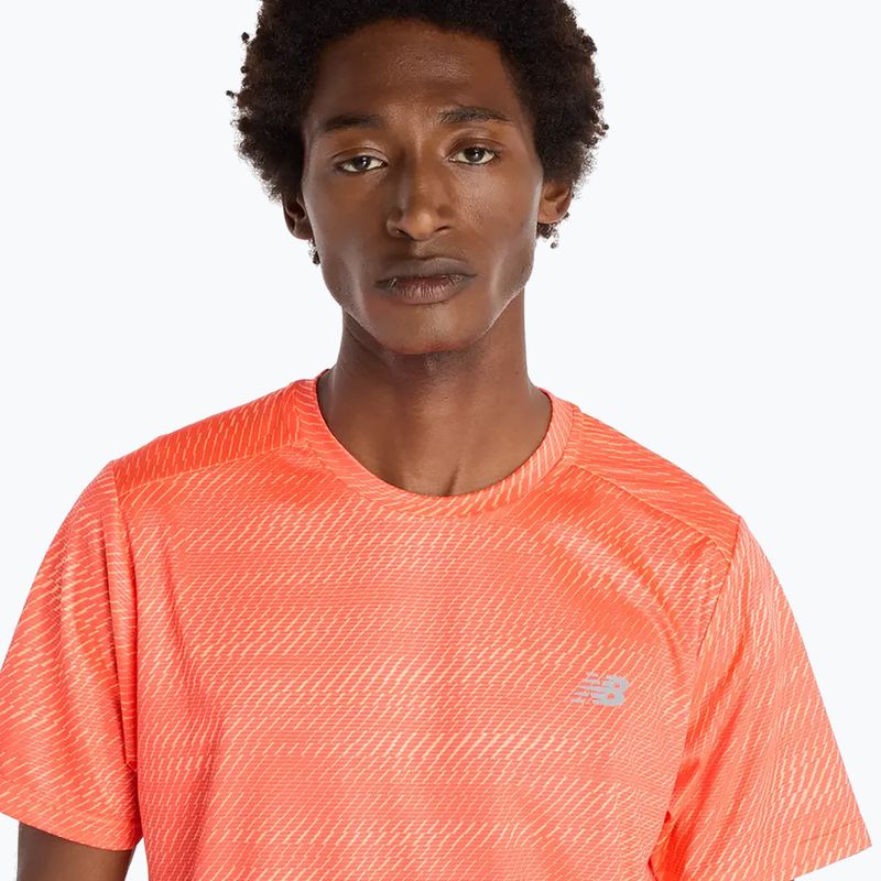 Férfi futópóló New Balance Sport Essentials Printed red 4