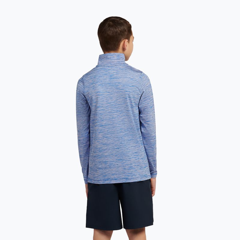 Gyerek pulóver New Balance Athletics Quarter Zip Funnel blue gemstone 3