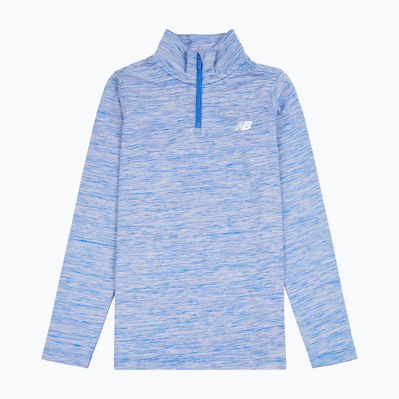 Gyerek pulóver New Balance Athletics Quarter Zip Funnel blue gemstone 6