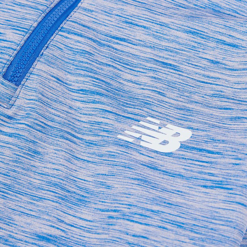 Gyerek pulóver New Balance Athletics Quarter Zip Funnel blue gemstone 8