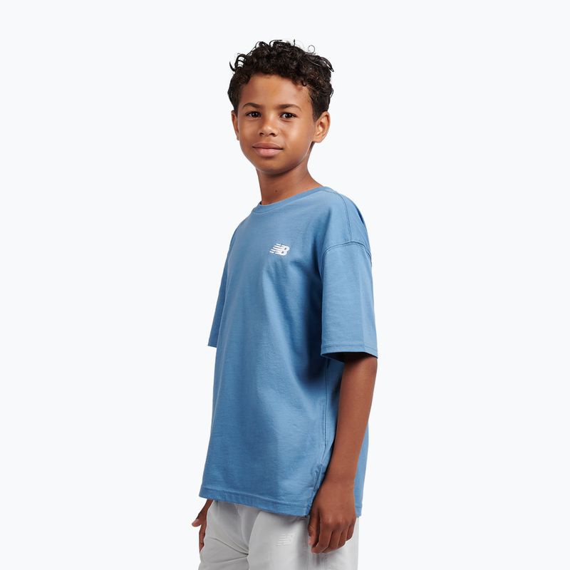 Gyerek póló New Balance Jersey Small Logo Tee shoreline blue 4