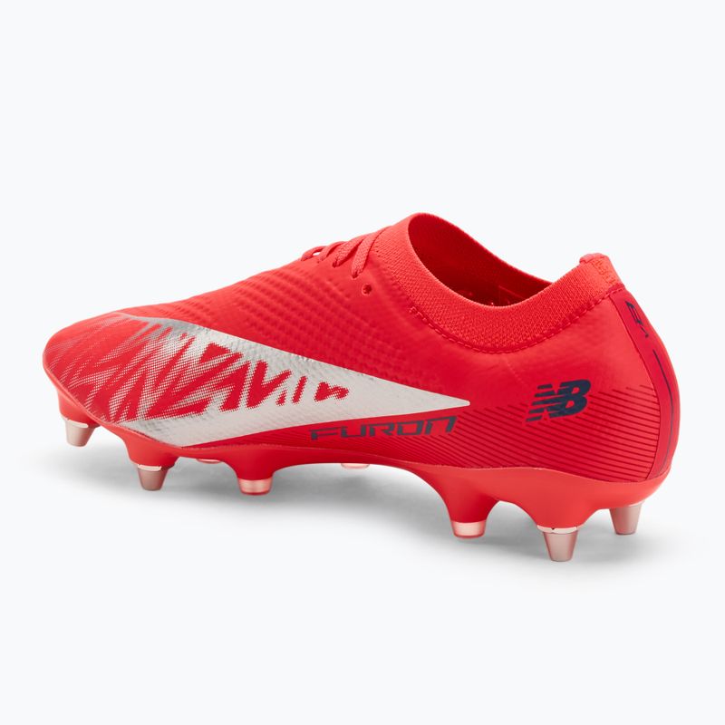 New Balance Furon Pro V8 SG piros futballcipő 3