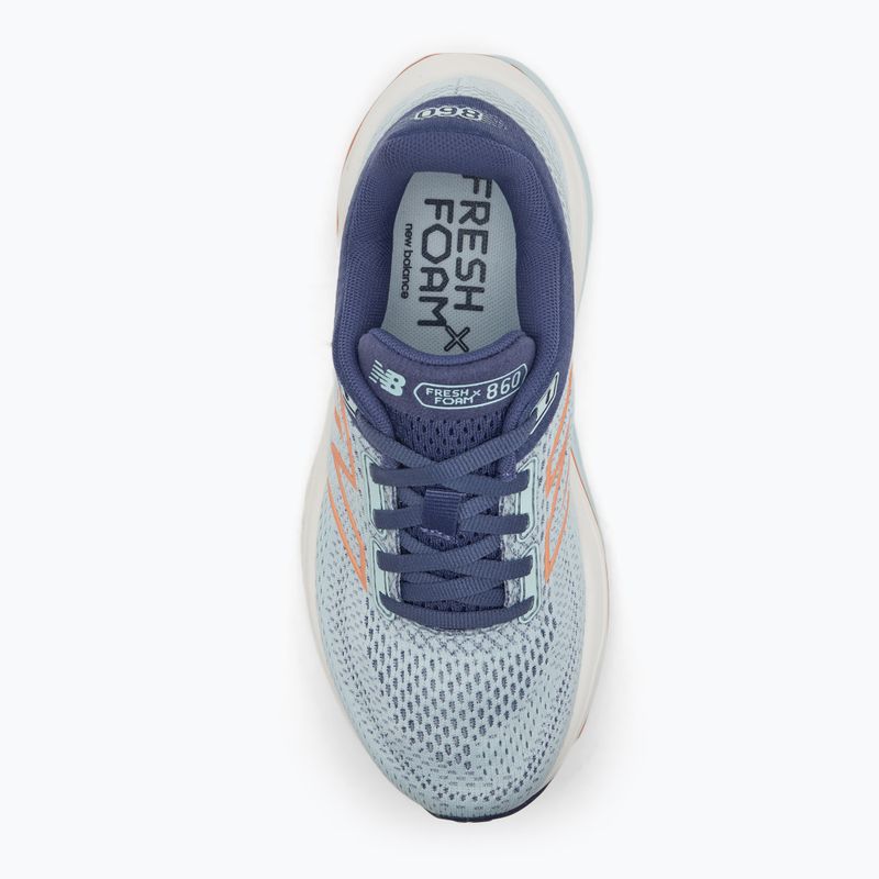 Női New Balance Fresh Foam X 860 v14 futócipő kék drágakő színben 5