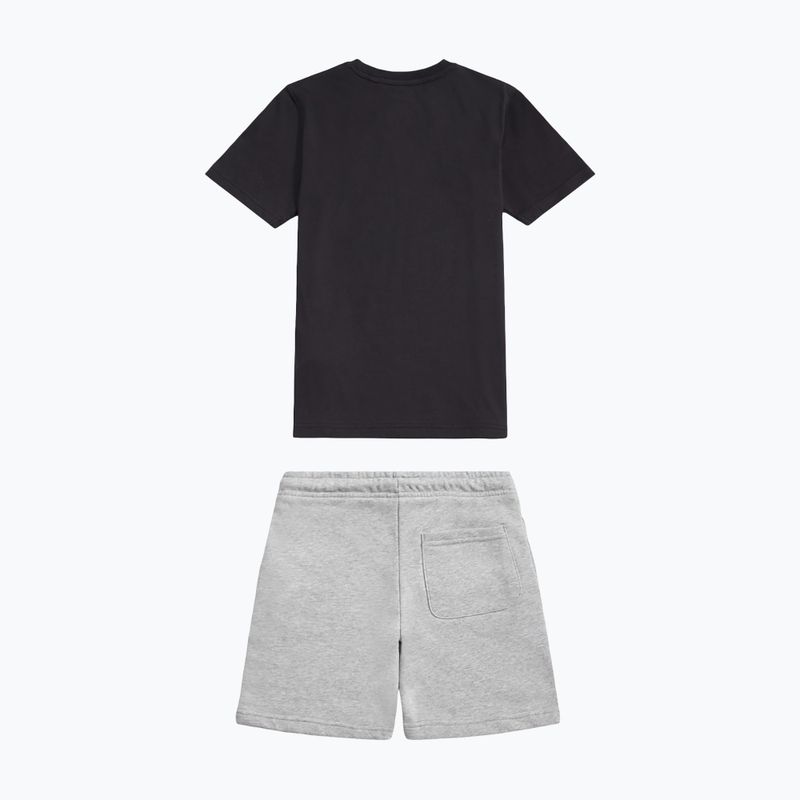 Gyerek szett New Balance Stacked Logo Tee & FT Short nb caviar 9