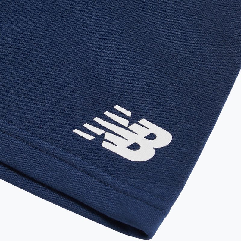 Gyerek szett New Balance Stacked Logo Tee & FT Short nb bright white 12