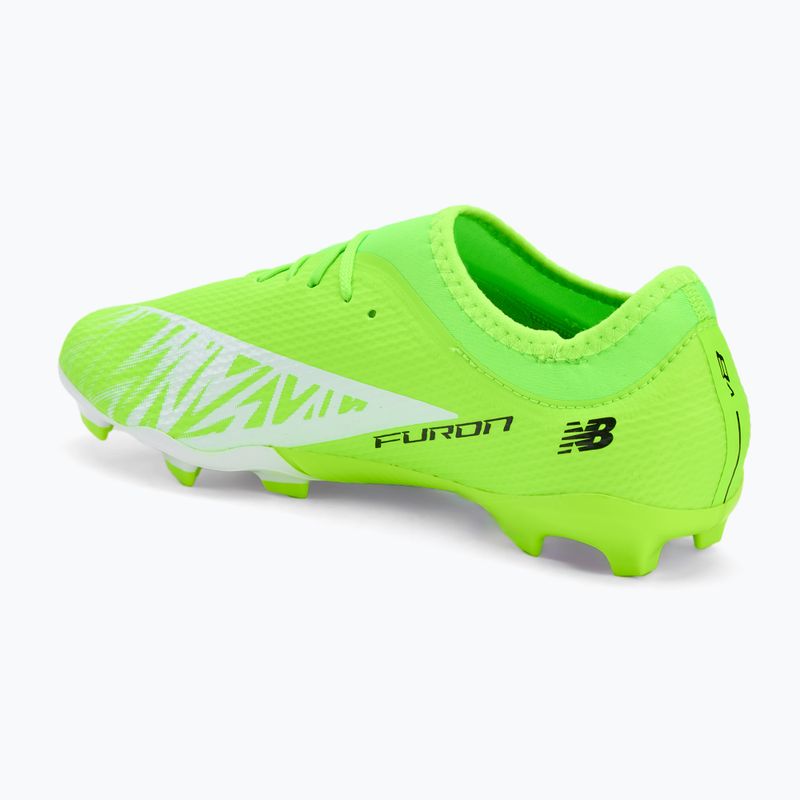 Gyerek focicipő New Balance Furon Team V8 Jr FG zöld 3