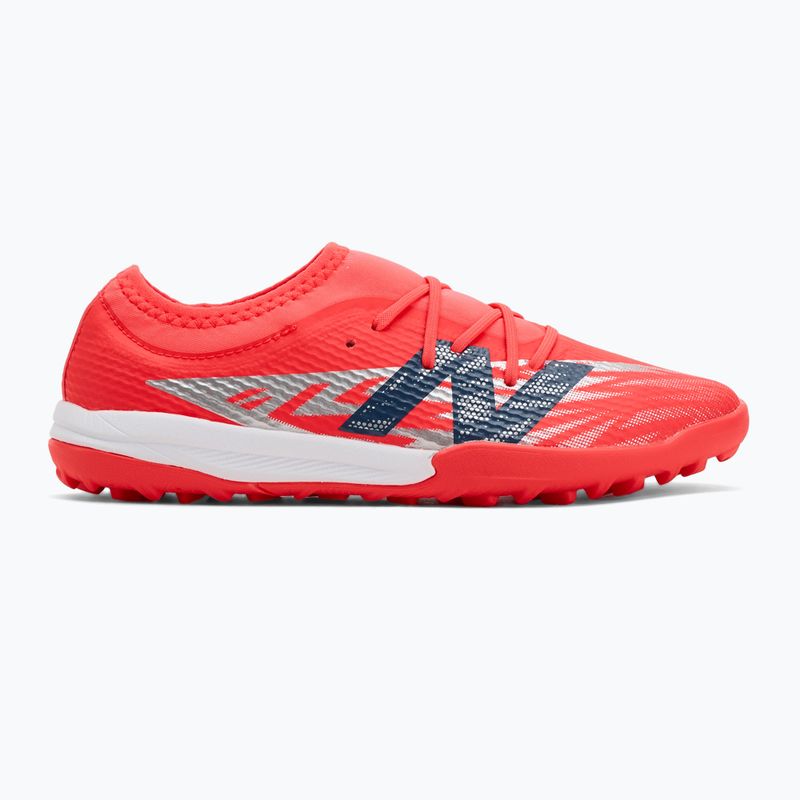 Gyerek focicipő New Balance Furon Team V8 Jr TF piros 2