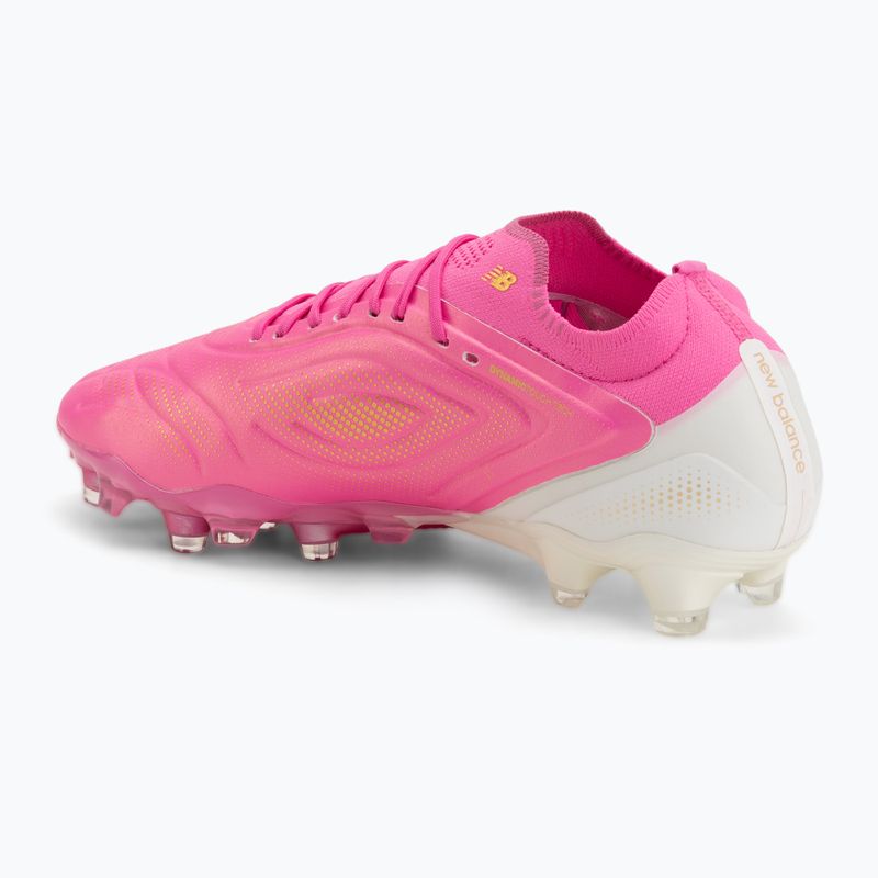 Futballcipő New Balance Tekela Elite Low V5 FG pink heat/metallic gold/pink satin 3