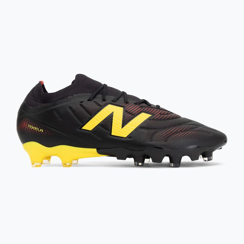 Futballcipő New Balance Tekela Team Low V5 FG black 100/punch yellow/fire cracker 2