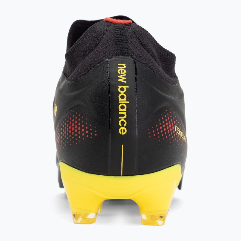 Futballcipő New Balance Tekela Team Low V5 FG black 100/punch yellow/fire cracker 6