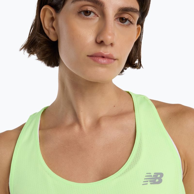 Női póló New Balance Athletics Tank afterglow heather 5