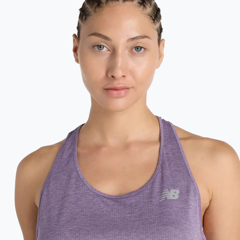Női póló New Balance Athletics Tank candied violet heather 4