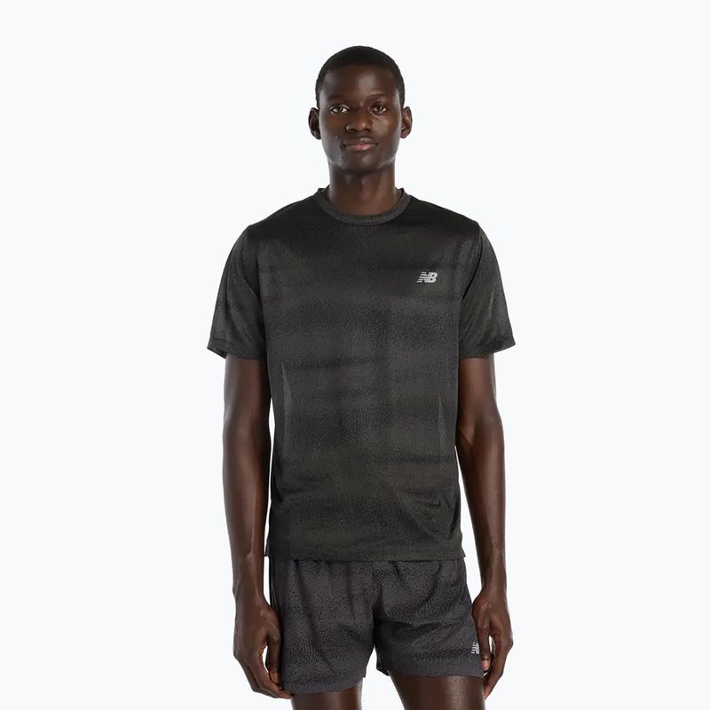Férfi póló New Balance Athletics Printed black/grey
