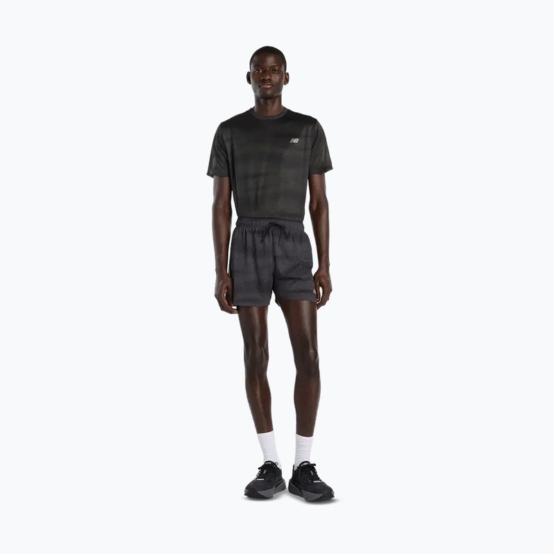 Férfi póló New Balance Athletics Printed black/grey 2