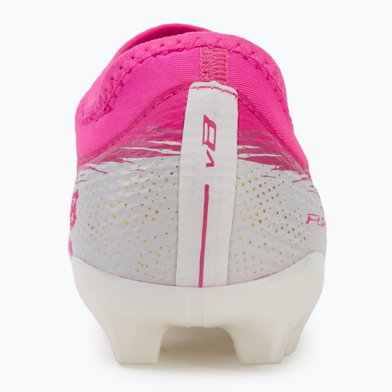 Gyerek focicipő New Balance Furon Team V8 FG pink heat/sea salt/gold metallic 6
