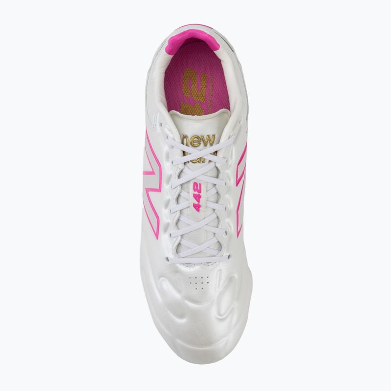 Futballcipő New Balance Elite V3 FG sea salt/pink heat 5