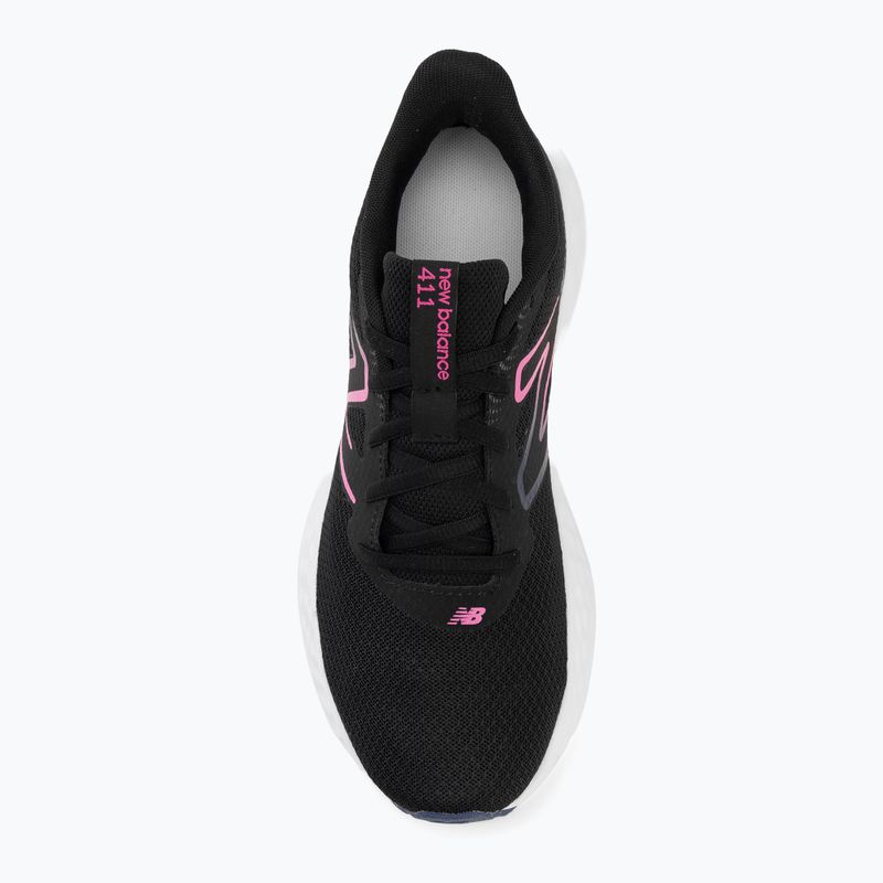 Női futócipő New Balance Fresh Foam 411's V3 black/real pink/blue oyster 5