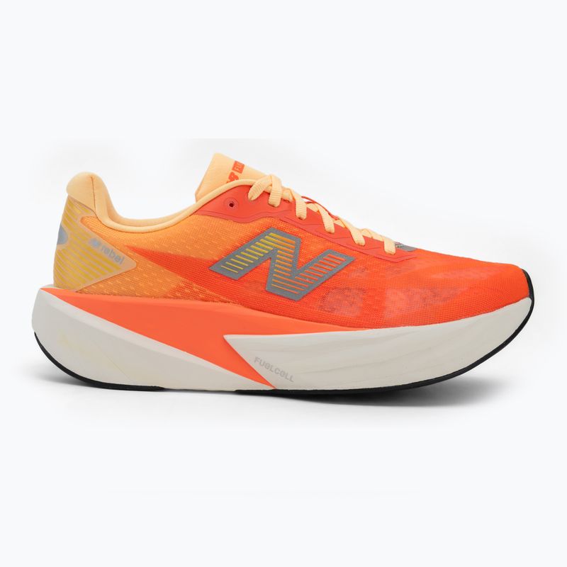 Női futócipő New Balance FuelCell Rebel V5 tangerine heat/silver metallic 2
