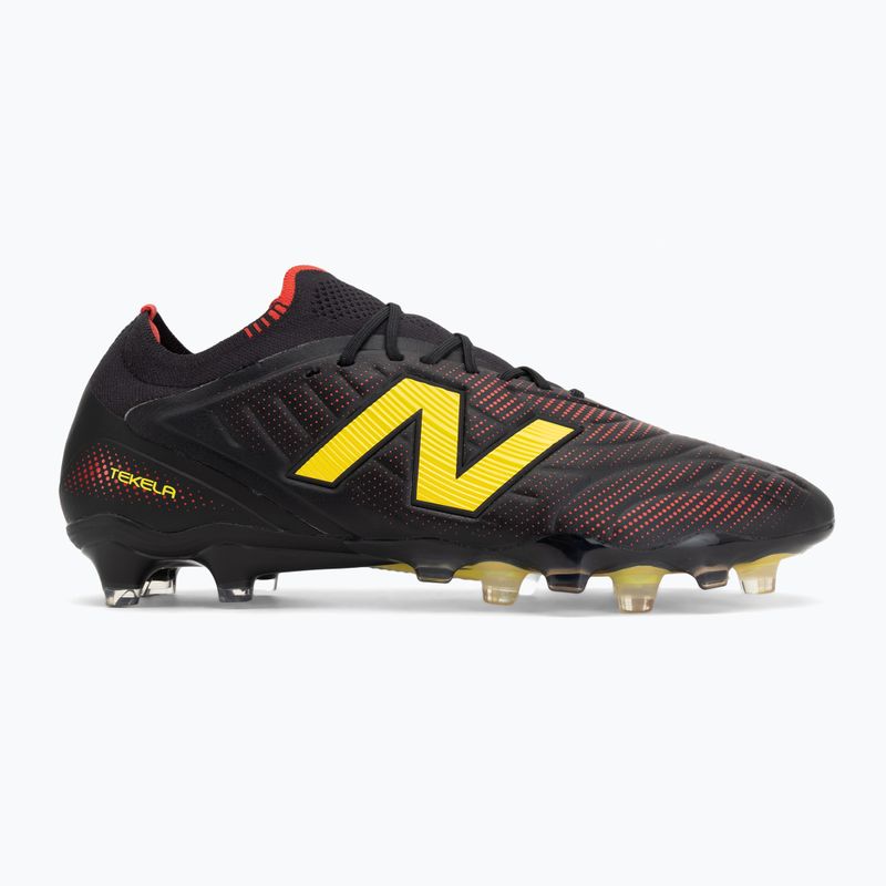 Futballcipő New Balance Tekela Elite Low V5 FG black 100/punch yellow/fire cracker 2