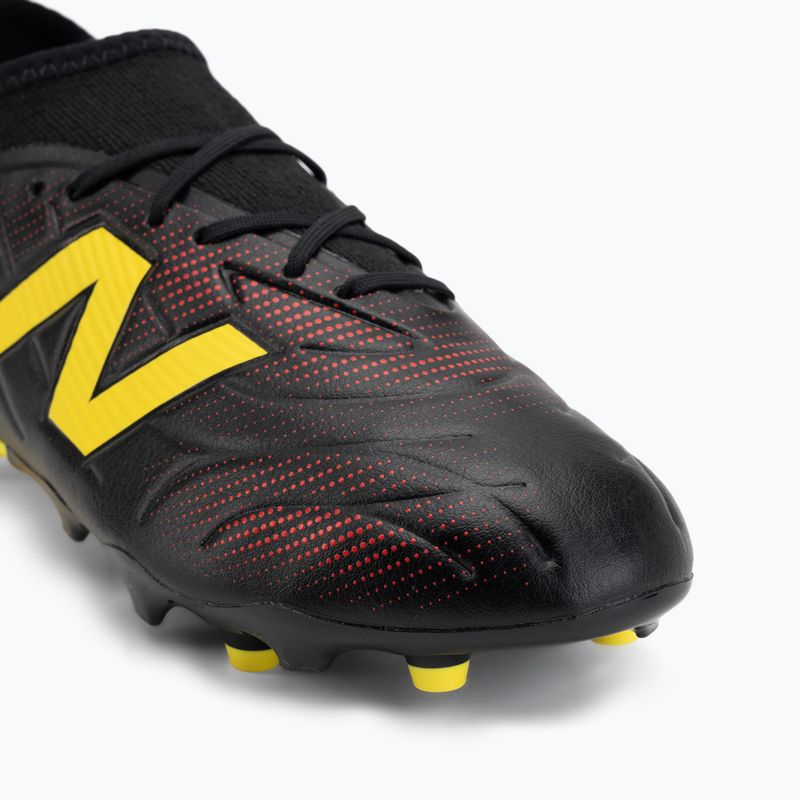 Gyerek focicipő New Balance Tekela Team V5 black 100/punch yellow/fire cracker 7