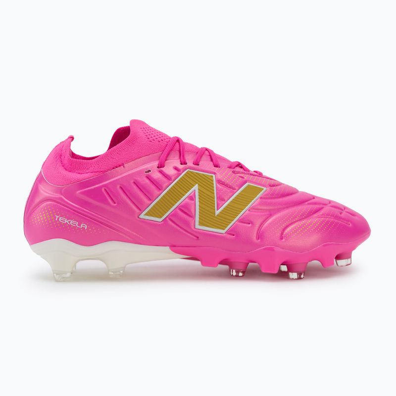 Futballcipő New Balance Tekela Pro Low V5 FG pink heat/metallic gold/pink satin 2
