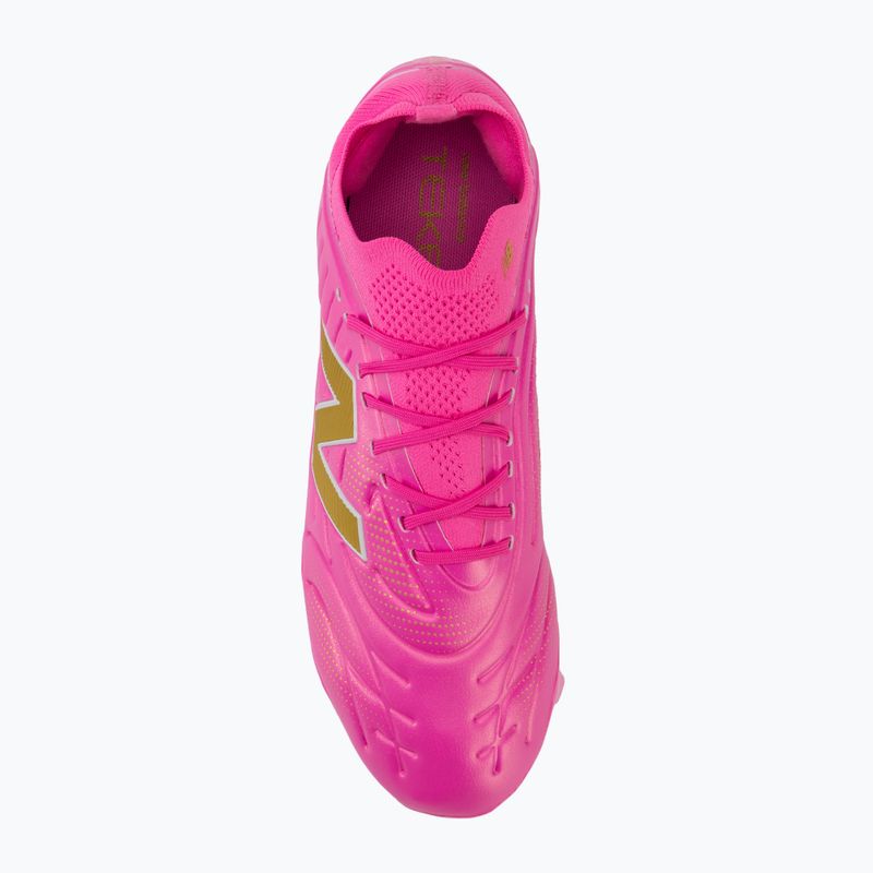 Futballcipő New Balance Tekela Pro Low V5 FG pink heat/metallic gold/pink satin 5