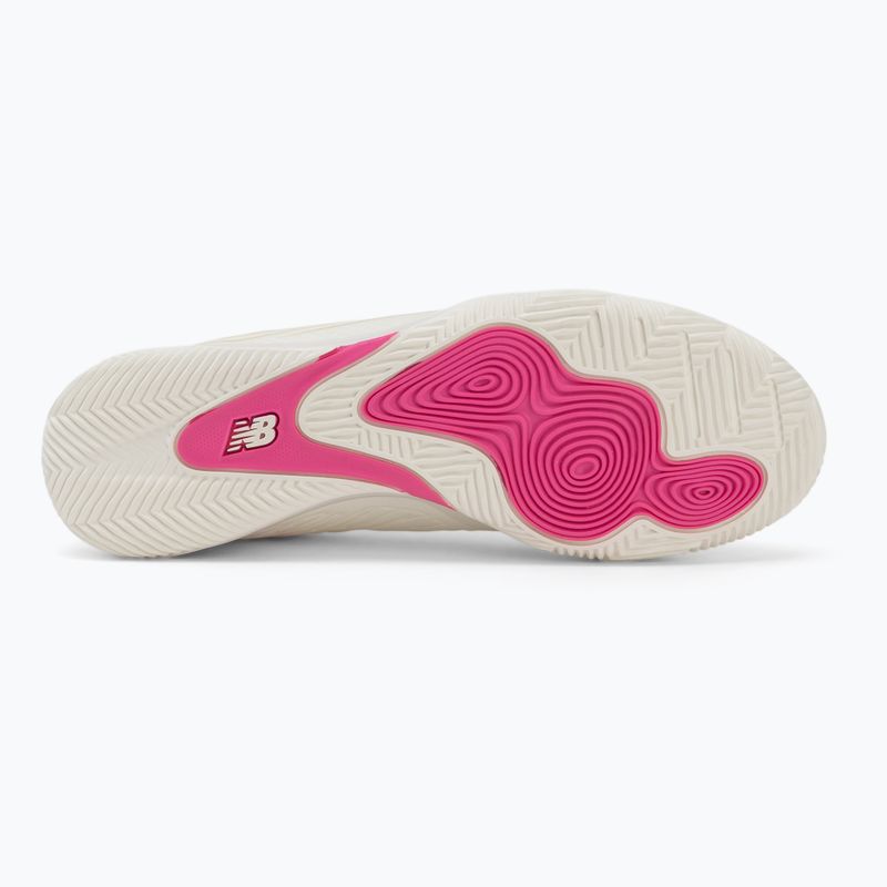 Futballcipő New Balance Furon Pro V8 IN pink heat/sea salt/gold metallic 4
