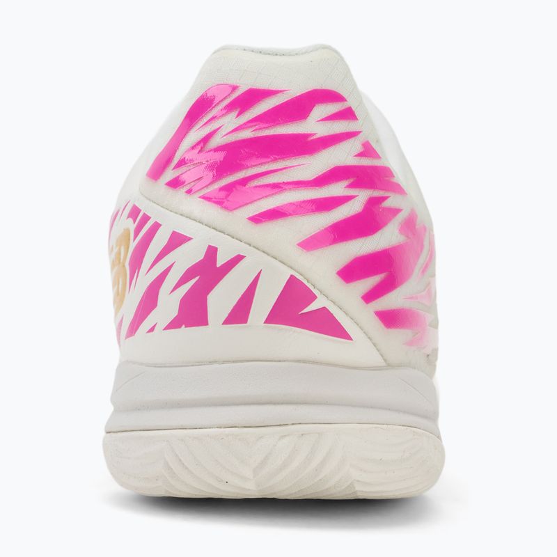 Futballcipő New Balance Furon Pro V8 IN pink heat/sea salt/gold metallic 6