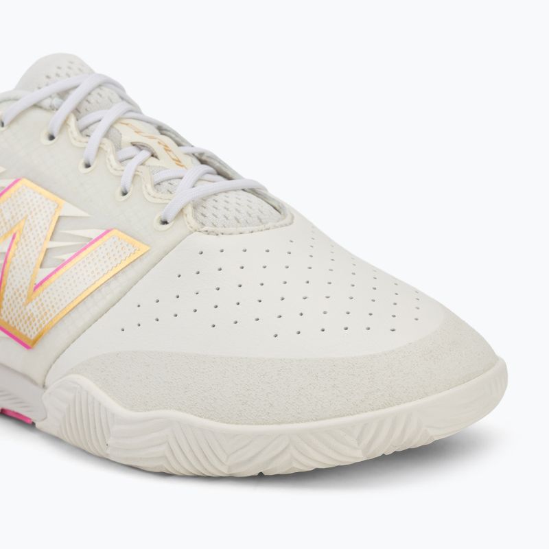 Futballcipő New Balance Furon Pro V8 IN pink heat/sea salt/gold metallic 7