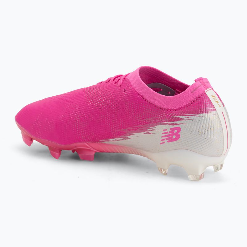 Futballcipő New Balance Furon Elite V8 SG pink heat/sea salt/gold metallic 3