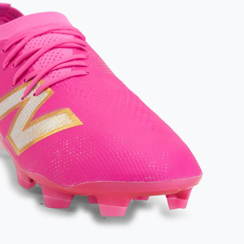 Futballcipő New Balance Furon Elite V8 SG pink heat/sea salt/gold metallic 7