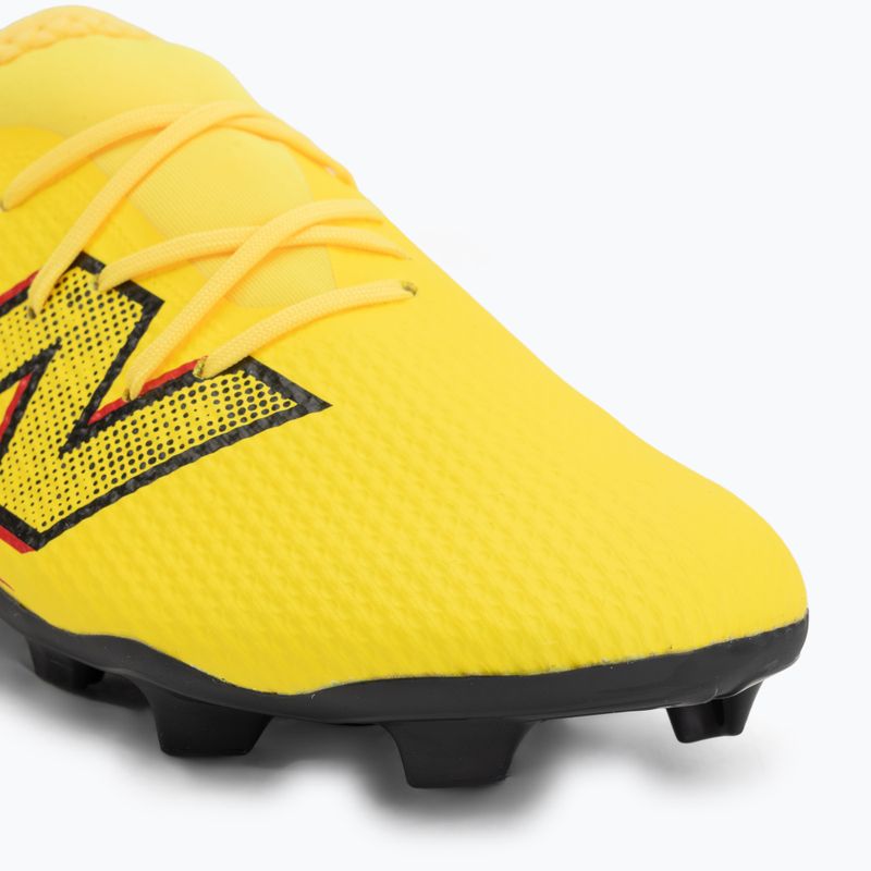 Gyerek focicipő New Balance Furon Team V8 FG punch yellow/black 100/fire cracker 7