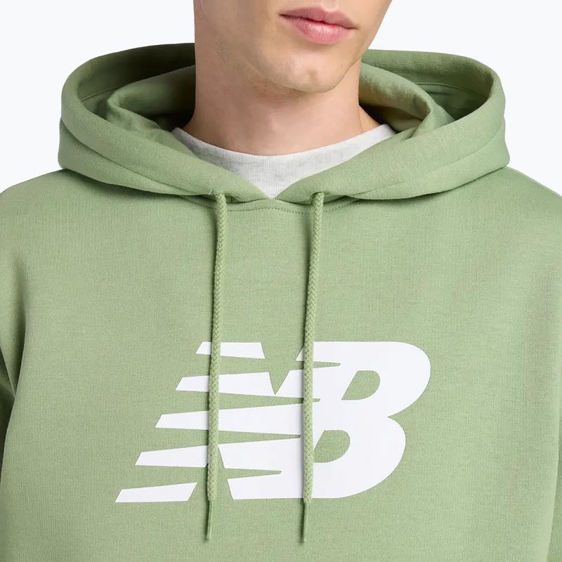 Férfi pulóver New Balance Core Brushed Hoodie oregano 4