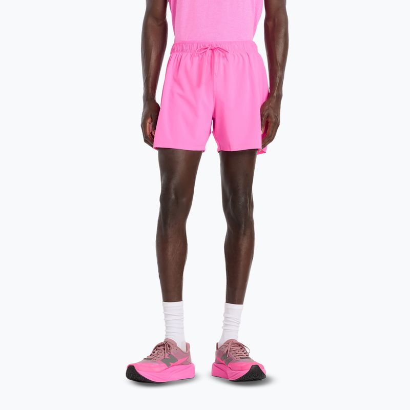 Férfi rövidnadrág New Balance RC Seamless 5" pink heat