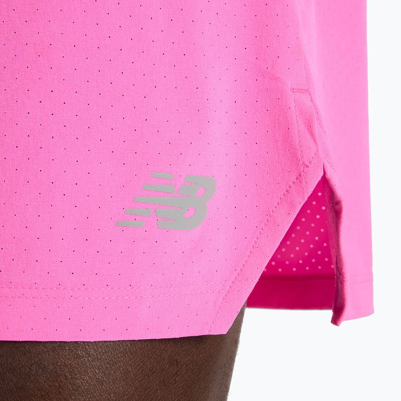 Férfi rövidnadrág New Balance RC Seamless 5" pink heat 7