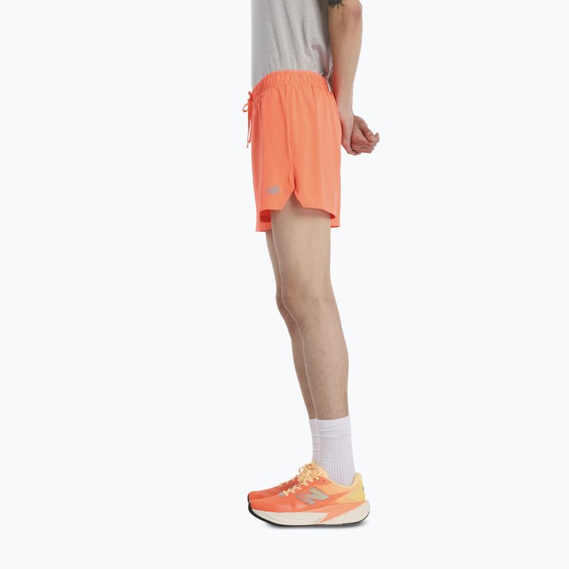 Férfi rövidnadrág New Balance RC Seamless 5" tangerine heat 3