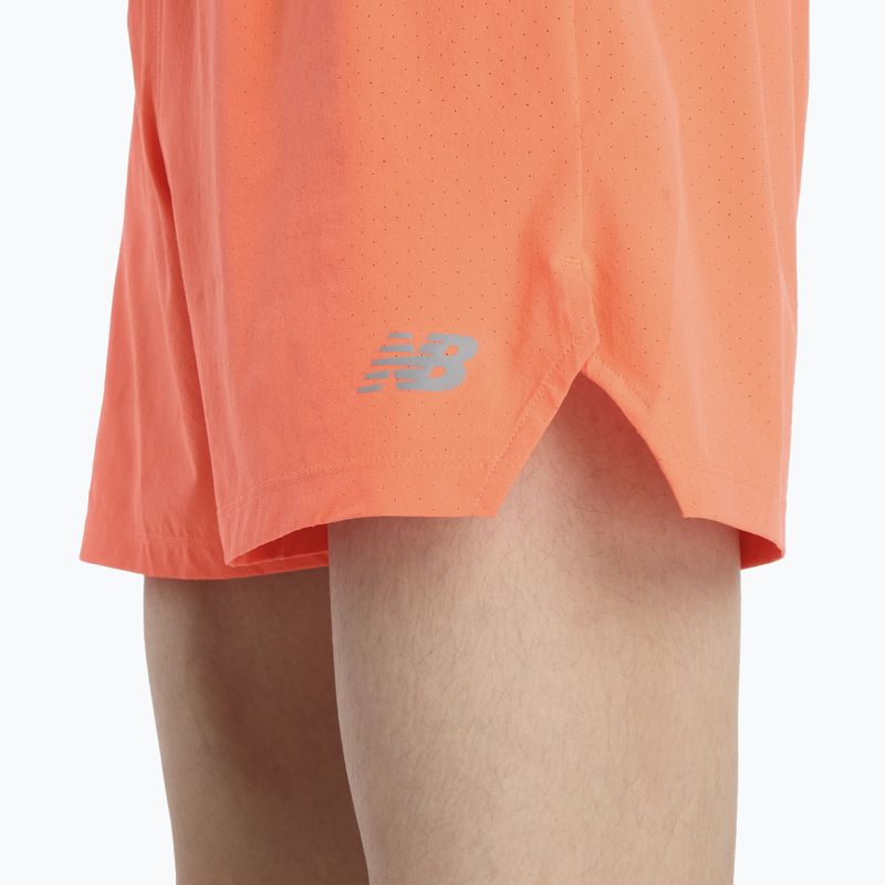 Férfi rövidnadrág New Balance RC Seamless 5" tangerine heat 6