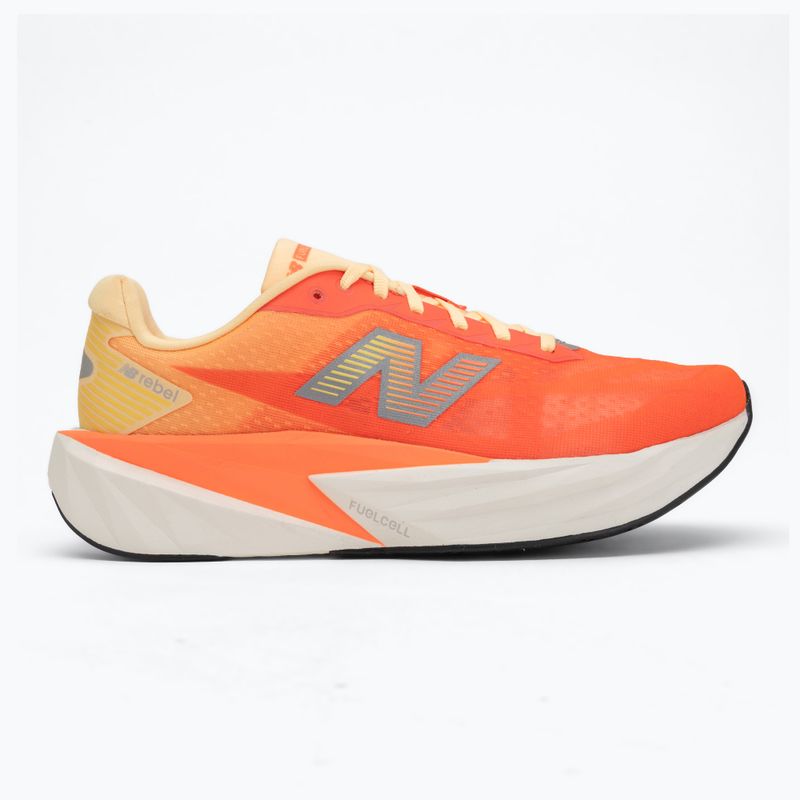 Férfi futócipő  New Balance FuelCell Rebel V5 tangerine heat/silver metallic 2