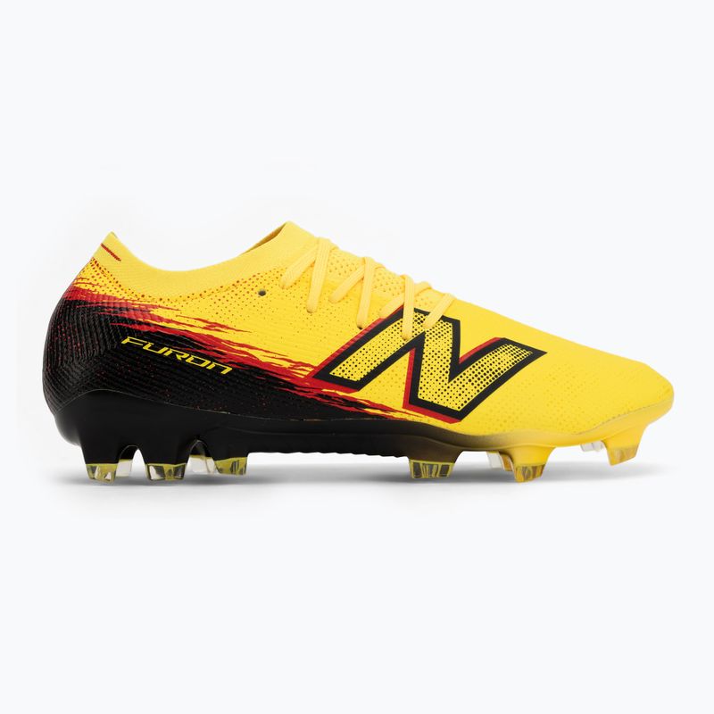 Futballcipő New Balance Furon Elite V8 FG punch yellow/black 100/fire cracker 2