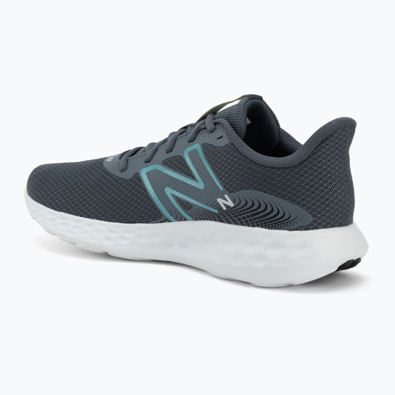 Férfi futócipő  New Balance Fresh Foam 411's V3 graphite/alkaline green/faded teal 3