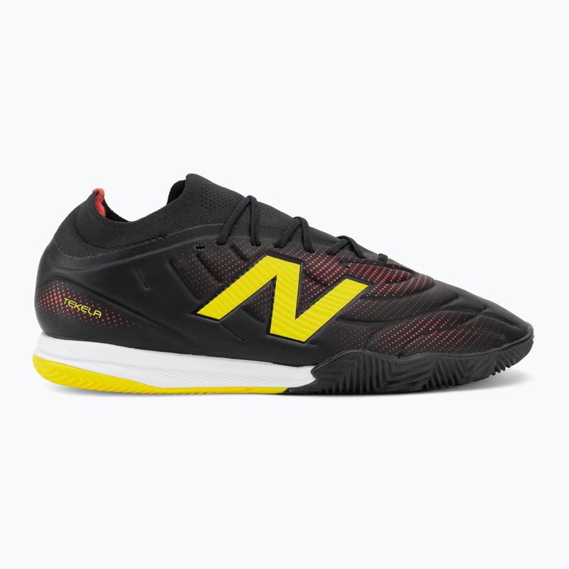 Futballcipő New Balance Tekela Team Low V5 IN black 100/punch yellow/fire cracker 2