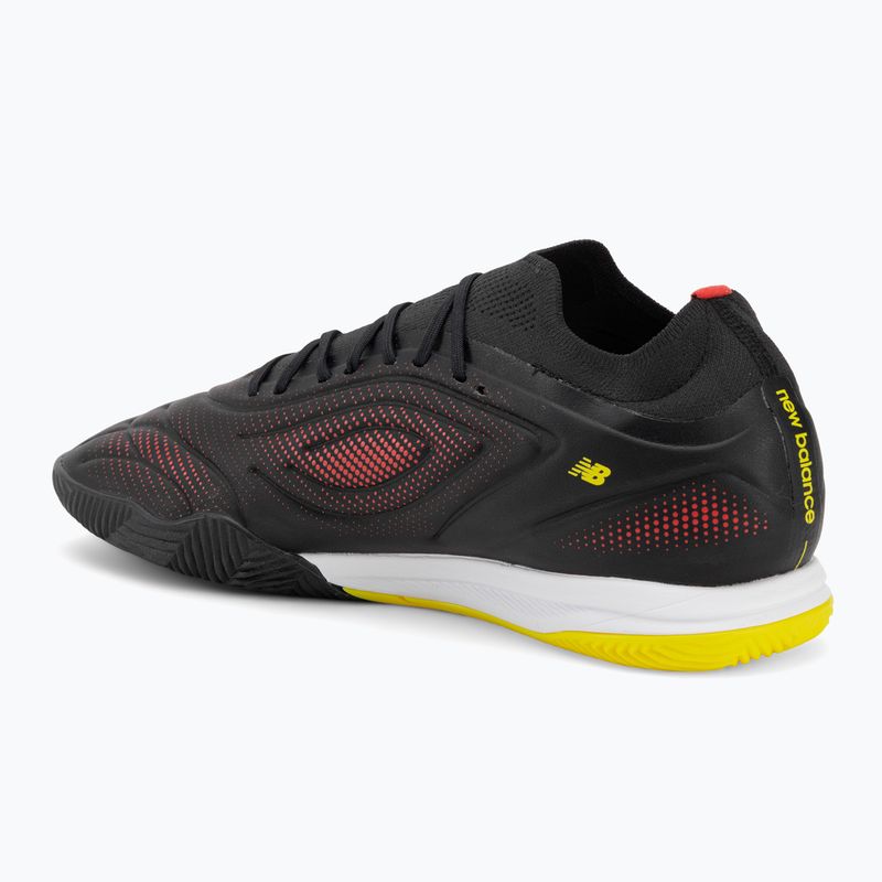 Futballcipő New Balance Tekela Team Low V5 IN black 100/punch yellow/fire cracker 3