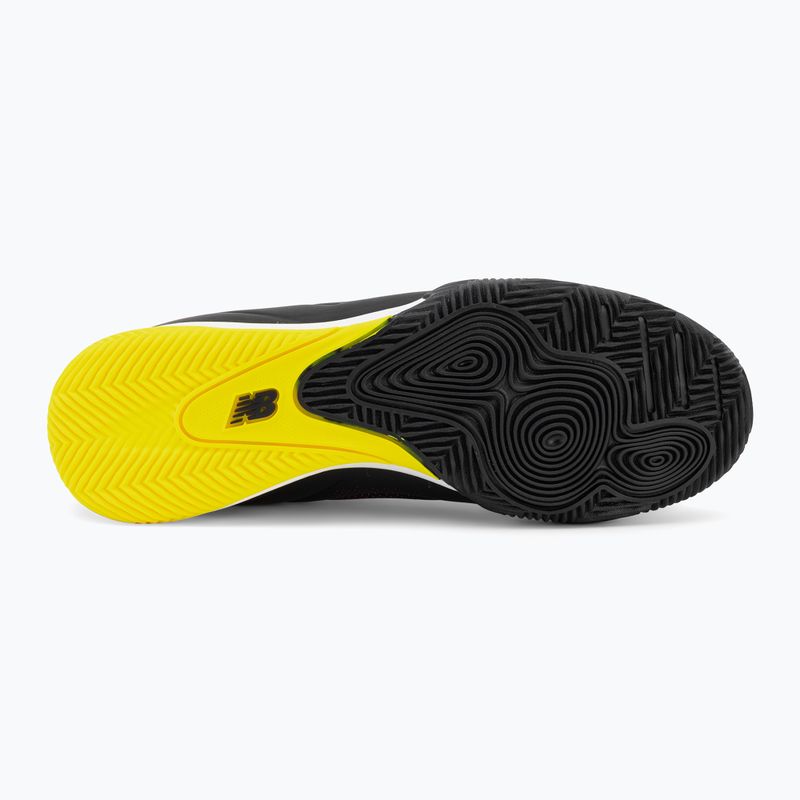 Futballcipő New Balance Tekela Team Low V5 IN black 100/punch yellow/fire cracker 4