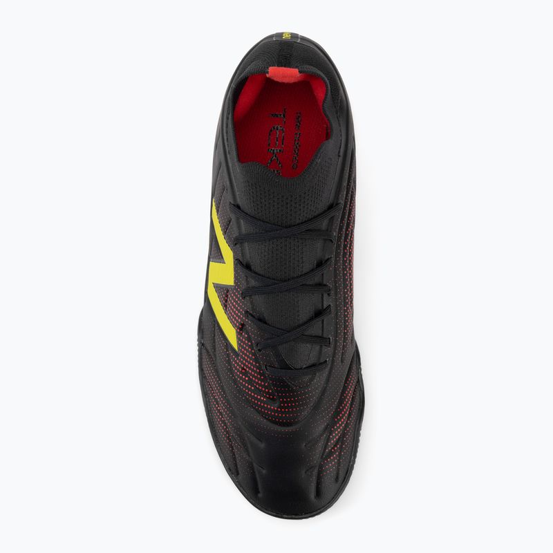 Futballcipő New Balance Tekela Team Low V5 IN black 100/punch yellow/fire cracker 5
