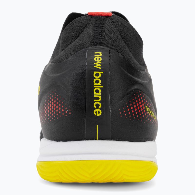 Futballcipő New Balance Tekela Team Low V5 IN black 100/punch yellow/fire cracker 6